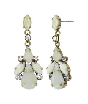 Vichy white - Konplott earrings