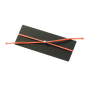 Preview: Feather bracelet Fine (Maple) - EYDL - Nylon cord in Coral Red