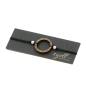 Preview: Ring bracelet Fine (Walnut Wood) - EYDL - Nylon cord in Black
