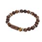 Preview: "Hope" beads bracelet Energy Prince (nut wood) - EYDL - with tiger's-eye