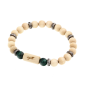 Preview: "Trust" beads bracelet Energy Prince (maple) - EYDL - with malachite