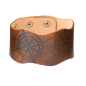 Preview: Maritim leather bracelet Brave - EYDL - in brown
