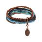 Preview: Blau/braun - Petit Glamour d'Afrique Armband von Konplott