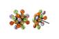Preview: Orange/grün - Magic Fireball MINI - Ohrstecker von Konplott