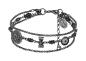 Preview: Schwarz - Love Hope and Destiny - Konplott anklet