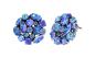Preview: Blue - Ballroom - Konplott earrings S