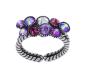 Preview: red/lila - Water Cascade ring - Konplott