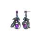 Preview: Blue/purple - Ice Forest - Konplott earrings