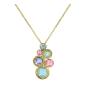 Preview: Pastel Multi - Shiny Brass - Honey Drops in Space - Halskette von Konplott