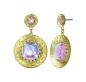 Preview: Pastel Multi - Shiny Brass - Honey Drops in Space - Ohrringe von Konplott