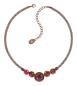 Preview: Pink/lila - antique copper  - Honey Drops in Space - Konplott necklace