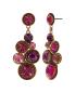 Preview: Pink/lila - antique copper  - Honey Drops in Space - Ohrringe von Konplott