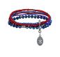 Preview: Blue/red - Petit Glamour d'Afrique - Konplott bracelet