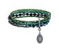 Preview: Black/green - Petit Glamour d' Afrique matching Soft Temptations - Konplott bracelet