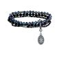Preview: Black/blue - Petit Glamour d' Afrique matching Soft Temptations - Konplott bracelet