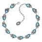 Preview: Blau - Navetted Knots - Halskette von Konplott