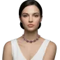 Preview: Dark Rose - Navetted Knots - Halskette von Konplott
