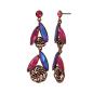 Preview: Dark Rose - Navetted Knots - Konplott earrings