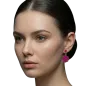 Preview: Dark Rose - Meteor - Konplott earrings