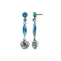 Preview: Blau - Navetted Knots - Ohrringe von Konplott