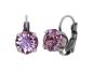 Preview: Pink Light Rose - Black Jack Ohrstecker Eurowire