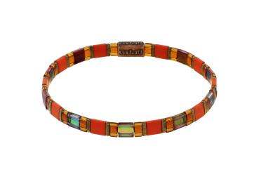 Braun/orange - Tilala - Armband Konplott