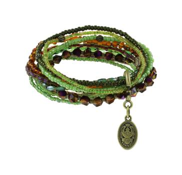Grün - Petit Glamour d'Afrique Armband von Konplott