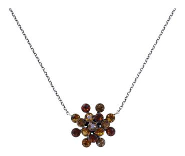Dark Brown - Magic Fireball necklace Konplott