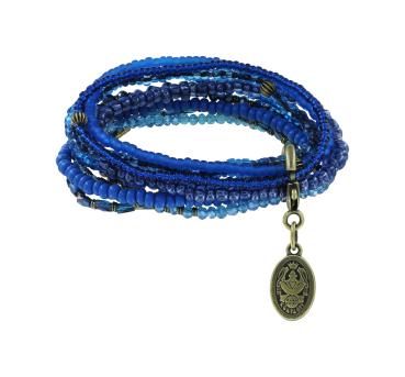 Blau - Petit Glamour d'Afrique Armband von Konplott