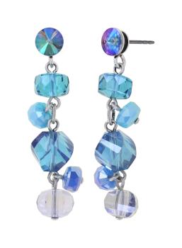 Jelly Flow blue - Konplott earrings