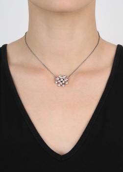 Beige/pink  - Magic Fireball Necklace Konplott