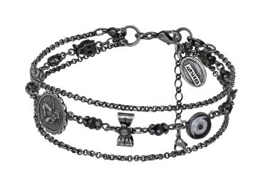 Schwarz - Love Hope and Destiny - Konplott anklet