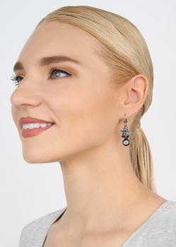 Black - Love Hope and Destiny - Konplott earrings