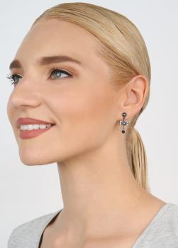 Black - Love Hope and Destiny - Konplott earrings