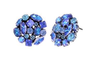 Blue - Ballroom - Konplott earrings S