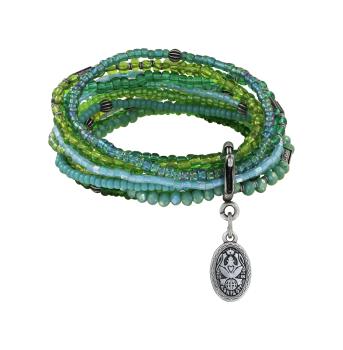 Grün - Petit Glamour d'Afrique Armband von Konplott