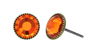 Orange - Black Jack - Ohrstecker von Konplott - passend zu School of Fish