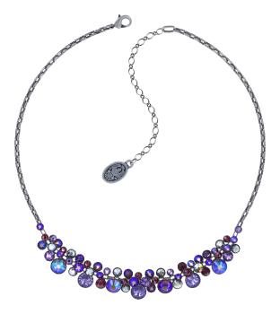 Red/lila - Water Cascade necklace - Konplott