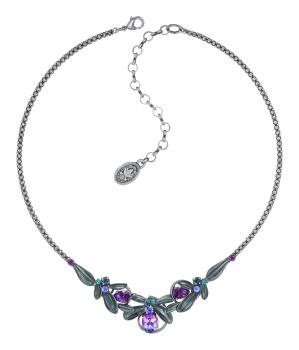 Blue/purple  - Ice Forest - Konplott necklace