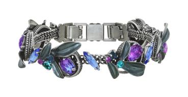 Blue/purple - Ice Forest - Konplott bracelet