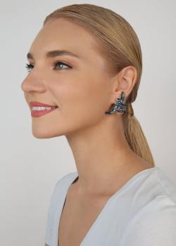 Blue/purple - Ice Forest - Konplott earrings