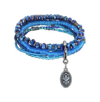 Blau - Petit Glamour d'Afrique Armband von Konplott