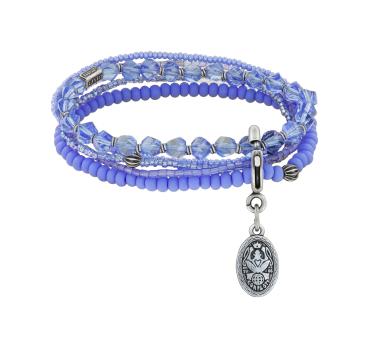 Blau - Petit Glamour d'Afrique Armband von Konplott