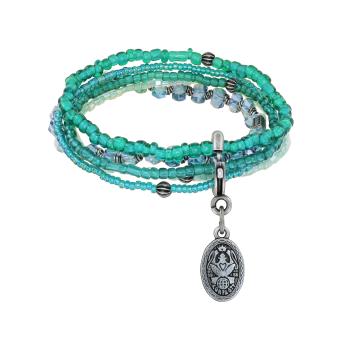 Grün - Petit Glamour d'Afrique Armband von Konplott