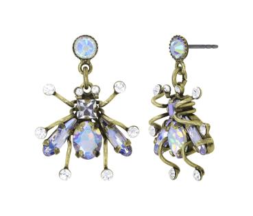 White - Clubbing Bugs - Konplott earrings