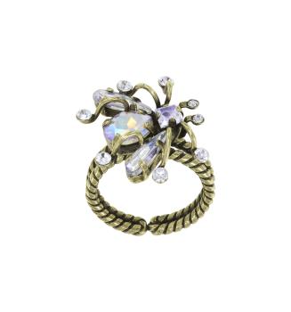 White - Clubbing Bugs - Konplott ring