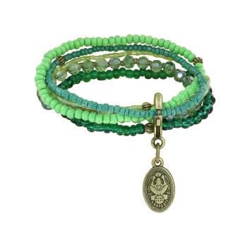 Grün - Petit Glamour d'Afrique Armband von Konplott