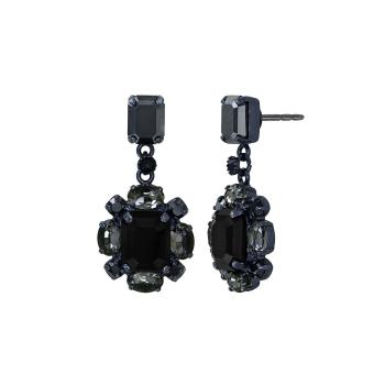 Schwarz - Strictly Beautiful - Ohrringe von Konplott