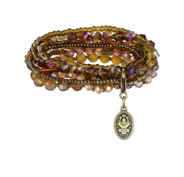 Brown - Petit Glamour d'Afrique - Konplott bracelet