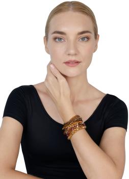 Brown - Petit Glamour d'Afrique - Konplott bracelet